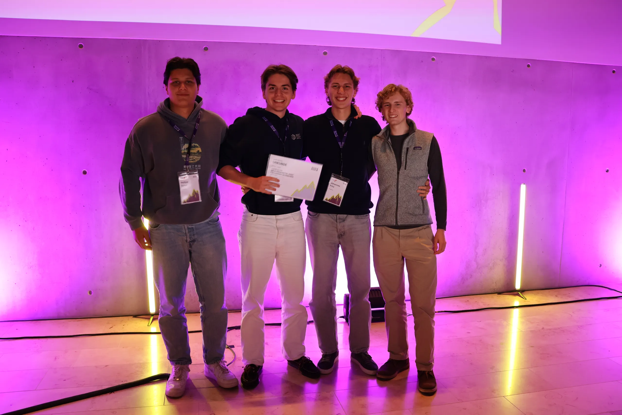 Sieger-Team der Challenge Der KI-Fördermittel-Agent für Luzerner Unternehmen